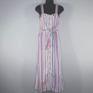 NWT JOULES MULTICOLOR STRIPED  MAXI DRESS SZ 2